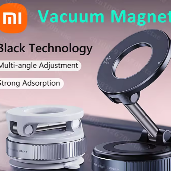 Xiaomi K007 Güçlü Manyetik Telefon Tutucu Katlanabilir Tasarım 360° ° Araba, Banyo Manyetik Braketi için Ayarlanabilir Vakumlu telefon tutacağı