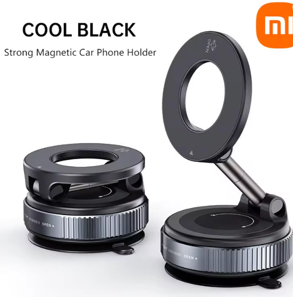 Xiaomi K007 Güçlü Manyetik Telefon Tutucu Katlanabilir Tasarım 360° ° Araba, Banyo Manyetik Braketi için Ayarlanabilir Vakumlu telefon tutacağı