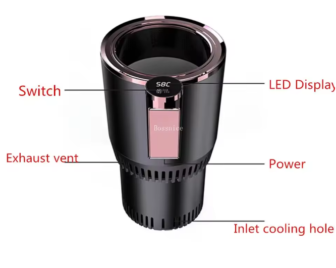 24V araba isıtma soğutma kupa ısıtıcı soğutucu akıllı fincan kupa tutucu Tumbler soğutma içecek içecek kapları yaz içecek